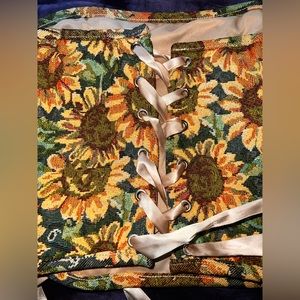 Sunflower Corset Top